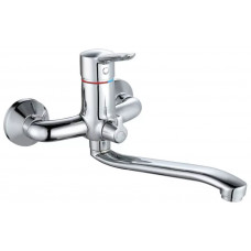 Смеситель GROSS AQUA Alfa для ванны длин нос 7211313С-35S