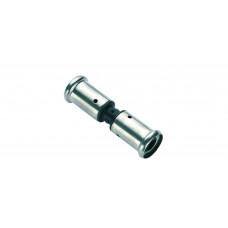Муфта, Henco, пресс, PVDF, черный 16-16