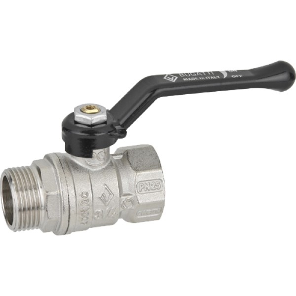 Кран шаровой, Bugatti ARIZONA 605, вн.- нар. 1", с рычагом