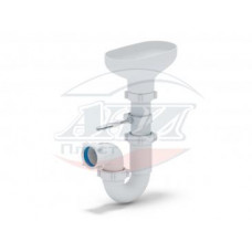 DR0100 Сифон АНИ 1 1/2"*40 прямоточный с разрывом струи
