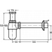 Viega Бутылочный сифон хромированная латунь Модель 5753