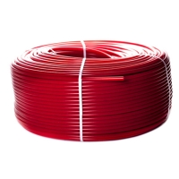 PEX-a труба из сшитого полиэтилена с кислородным слоем (цвет красный) 16x2,0