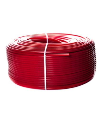 PEX-a труба из сшитого полиэтилена с кислородным слоем (цвет красный) 16x2,0