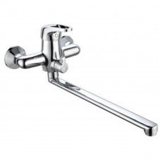 Смеситель GROSS AQUA Optima для ванны  с длинным изливом  вст.див 7518511С-35L(F)