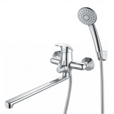 Смеситель GROSS AQUA Elegance для ванны и душа из вст.див.350мм 7518500С-35L(F)